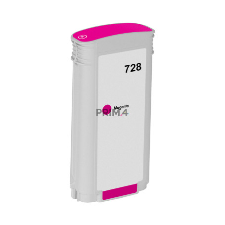 F9J66A 728 130ml Magenta Cartucho de Tinta Compatible Con Plotter Hp DesignJet T730, T830