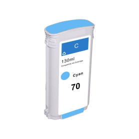 C9452A 70 130ml Cyan Cartouche d'Encre Pigmentée Compatible Avec Plotter Hp Z2100, Z3200, Z5200, Z5400