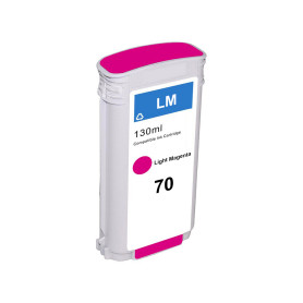 C9455A 70 130ml Magenta Clair Cartouche d'Encre Pigmentée Compatible Avec Plotter Hp Z2100, Z3100, Z3200, Z5200