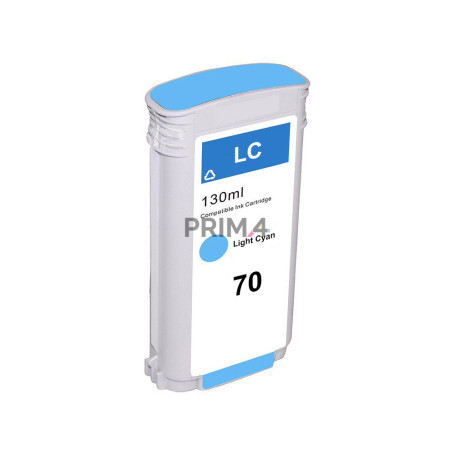 C9390A 70 220ml Cyan Clair Cartouche d'Encre Pigmentée Compatible Avec Plotter Hp Z2100, Z3100, Z3200, Z5200