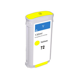 C9373A 72 130ml Yellow Ink Cartridge Compatible With Plotter Hp DesignJet T1100, T1200, T1300, T2300