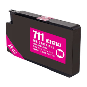 CZ131 CZ131A H711 29ml Magenta Cartouche d'Encre Pigmentée Compatible Avec Plotter Hp DesignJet T520, T120