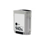 940XL C4906AE 69ml Negro Cartucho de Tinta Compatible Con Plotter Hp OfficeJet Pro8000W, Pro8500W