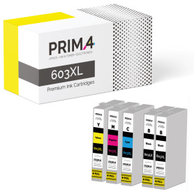 603XL Multipack 2Nero +Colori CMY Cartucce d'Inchiostro Compatibile Con Stampante Inkjet Epson Expression Home XP 2100, 3100, Workforce WF 2810, 2830, 2835, 2840