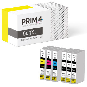 603XL Multipack 3Nero +Colori CMY Cartucce D'inchiostro Compatibile con Stampante Inkjet Epson Expression Home XP-2100, 3100, Workforce WF-2810, 2830, 2835