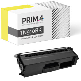 TN910BK Negro Toner Compatible con impresoras Brother HL-L 9310 CDW, HL-L 9310 CDWT,  HL-L 9310 CDWTT,  HL-L 9310, MFC-L 9570 CDW, MFC-L 9570 CDWT, MFC-L 9570 CDWTT, MFC-L 9570 -9k Paginas