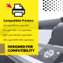 TN910BK Black Toner Compatible with Printers Brother HL-L 9310 CDW, HL-L 9310 CDWT,  HL-L 9310 CDWTT,  HL-L 9310, MFC-L 9570 CDW, MFC-L 9570 CDWT, MFC-L 9570 CDWTT, MFC-L 9570 -9k Pages