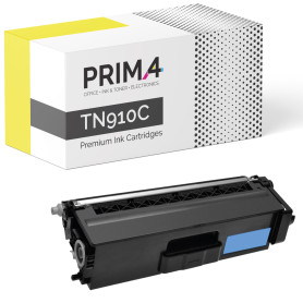 TN910C Cyan Toner Compatible with Printers Brother HL-L 9310 CDW, HL-L 9310 CDWT,  HL-L 9310 CDWTT,  HL-L 9310, MFC-L 9570 CDW, MFC-L 9570 CDWT, MFC-L 9570 CDWTT, MFC-L 9570 -9k Pages