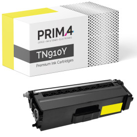 TN910Y Yellow Toner Compatible with Printers Brother HL-L 9310 CDW, HL-L 9310 CDWT,  HL-L 9310 CDWTT,  HL-L 9310, MFC-L 9570 CDW, MFC-L 9570 CDWT, MFC-L 9570 CDWTT, MFC-L 9570 -9k Pages