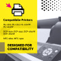 TN1050 Toner Kompatibel mit Drucker Brother HL-1110, HL-1112, HL-1210W, HL-1212W, DCP-1510, DCP-1512, DCP-1610W, DCP-1612W, MFC-1810, MFC-1910 -1K Seiten