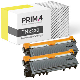 TN2320 Multipack Toner Compatible avec Brother HL L2300D L2360DN L2340DW L2365DW L2320D L2360DW L2380DW L2430DW, DCP L2500D L2540DN L2560DW, MFC L2700DW L2700DN L2720DW L2740DW -2.6k