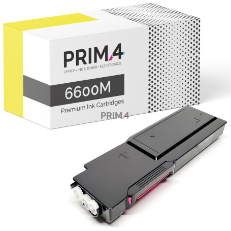 106R02230 Magenta Toner Compatibile con Stampanti Xerox Phaser 6600, WorkCentre 6605 -6k Pagine