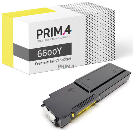 106R02231 Giallo Toner Compatibile con Stampanti Xerox Phaser 6600, WorkCentre 6605 -6k Pagine