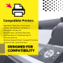106R01627 Cian Toner Compatible con impresora Xerox Phaser 6000, 6010 N, WorkCentre 6015, 6015 VB, 6015 VN, 6015 VNI, Docuprint CP 105 B, CP 200, CP 205, CP 205 W -1k Paginas