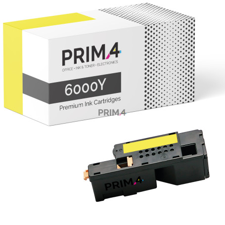 106R01629 Giallo Toner Compatibile con Stampanti Xerox Phaser 6000V, 6010, 6015V -1k Pagine