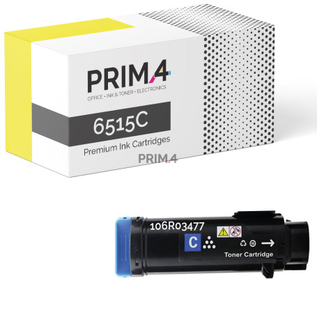 106R03477 Ciano Toner Compatibile con Stampanti Xerox WC6515 Phaser 6510 -2.4k Pagine