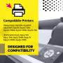 106R03477 Ciano Toner Compatibile con Stampanti Xerox WC6515 Phaser 6510 -2.4k Pagine