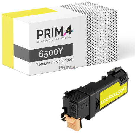 106R01596 Giallo Toner Compatibile con Stampanti Xerox 6500VN, 6500VDN, 6505VDN -2.5k Pagine