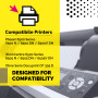 106R01596 Giallo Toner Compatibile con Stampante Xerox WorkCentre 6505 Series, 6505N, 6505DN, 6505VDN, Phaser 6500 Series, 6500N, 6500DN, 6500VDN -2.5k Pagine