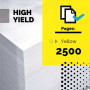 106R01596 Jaune Toner Compatible avec Imprimante Xerox WorkCentre 6505 Series, 6505N, 6505DN, 6505VDN, Phaser 6500 Series, 6500N, 6500DN, 6500VDN -2.5k Pages
