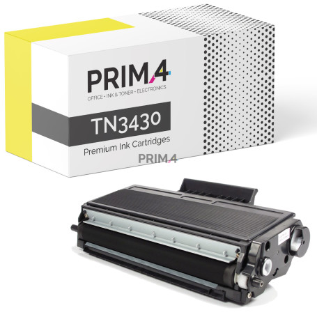 TN3430 Toner Compatibile Con Stampanti Brother HL-6250, 6300, 6400, 6600, 6800, 6900, 5000 -3k Pagine