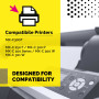 MX-C30GTB Schwarz Toner Kompatibel mit Drucker Sharp MX-C250F, MX-C300 Series, MX-C300P, MX-C300W, MX-C301W -6k Seiten