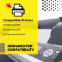 B1234 Toner Compatible con impresora Olivetti D-Copia 4023 MF, 4024 MF, 4024 MF Plus -7.2k Páginas