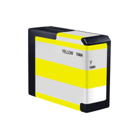 T5804 80ml Giallo Cartuccia d'Inchiostro Compatibile Con Plotter Epson Stylus Pro3800, 3880