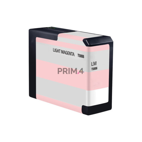 T5806 80ml Magenta Foto Cartuccia d'Inchiostro Compatibile Con Plotter Epson Stylus Pro3800