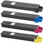 662510011 Cyan Toner +Bac de Récupération Compatible avec Imprimantes Triumph 2550ci, Utax 2550ci -6k Pages