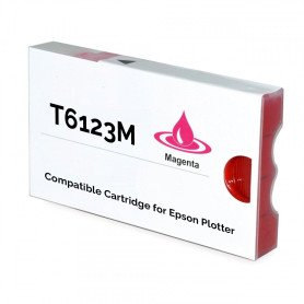 T6123 220ml Magenta Ink Cartridge Compatible With Plotter Epson Pro7400, 7450, 9400, 9450