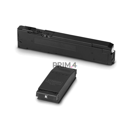 09006130 Nero +Waste Toner Compatibile con Stampante OKI C 650dn -7k Pagine