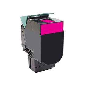 78C20M0 Magenta Toner Compatible avec Imprimantes Lexmark CS421, CS521, CS622, CX421, CX522, CX622, CX625 -1.4k Pages