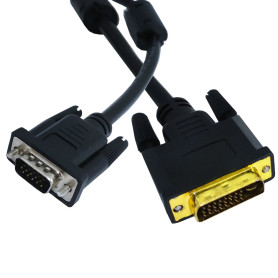 Cavo Monitor Adattatore DVI-I a VGA M/M 1.5 mt