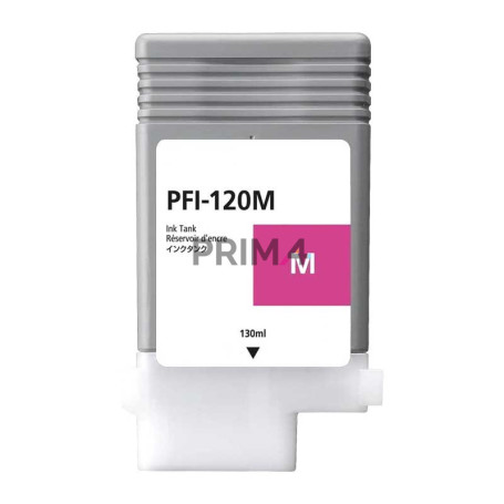 PFI120 Magenta 130ml 2887C001 Cartuccia Compatibile Con Plotter Canon imagePROGRAF TM-200, TM-300