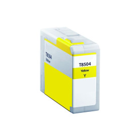 T8504 80ml Jaune Cartouche d'Encre Pigmentée Compatible Avec Plotter Epson SC-P800DES, P800SE, P800SP