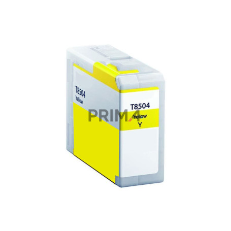 T8504 80ml Amarillo Cartucho de Tinta de Pigmento Compatible Con Plotter Epson SC-P800DES, P800SE, P800SP