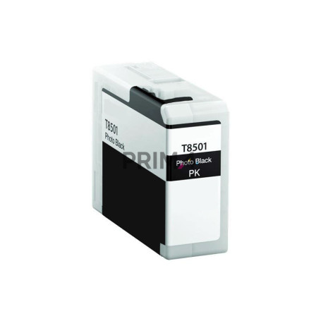 T8501 80ml Negro Foto Cartucho de Tinta de Pigmento Compatible Con Plotter Epson SC-P800DES, P800SE, P800SP