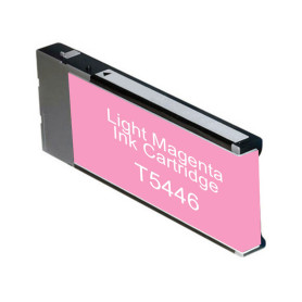 T5446 220ml Magenta Clair Cartouche d'Encre Compatible Avec Plotter Epson Pro4000, 7600, 9600