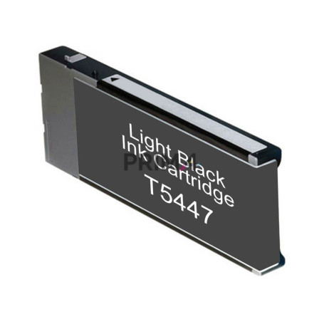 T5447 220ml Noir Clair Cartouche d'Encre Compatible Avec Plotter Epson Pro4000, 7600, 9600