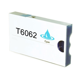 T6062 220ml Cyan Cartouche d'Encre Pigmentée Compatible Avec Plotter Epson Pro4800, 4880