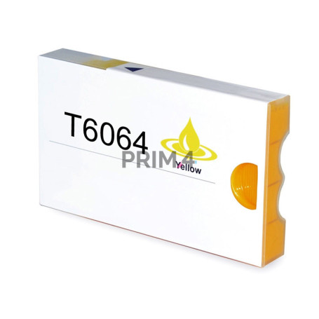 T6064 220ml Jaune Cartouche d'Encre Pigmentée Compatible Avec Plotter Epson Pro4800, 4880