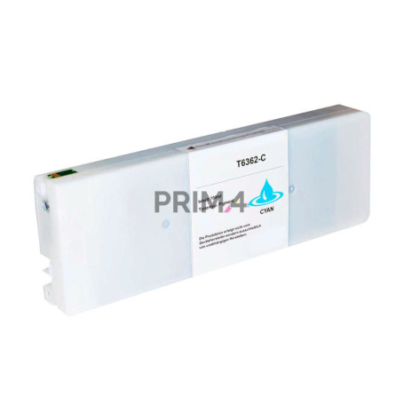 T6362 700ml Ciano Cartuccia d'Inchiostro a Pigmenti Compatibile Con Plotter Epson Pro7700, 7890, 7900, 9890, 9900