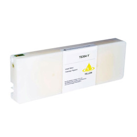 T6364 700ml Giallo Cartuccia d'Inchiostro a Pigmenti Compatibile Con Plotter Epson Pro7700, 7890, 7900, 9890, 9900
