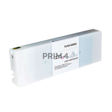 T6369 700ml Light Light Black Pigment Ink Cartridge Compatible With Plotter Epson Pro7890, 7900, 9900