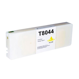 T8044 700ml Giallo Cartuccia d'Inchiostro a Pigmenti Compatibile Con Plotter Epson SureColor SC P6000, P7000, P8000, P9000