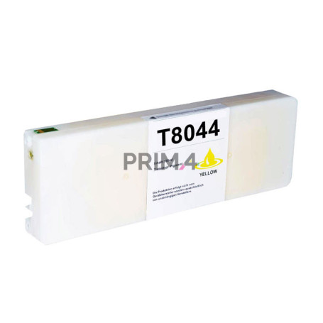 T8044 700ml Amarillo Cartucho de Tinta de Pigmento Compatible Con Plotter Epson SC-P6000, 7000, 8000, 9000