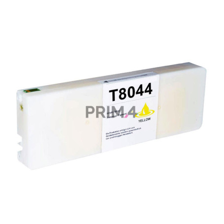 T8044 700ml Giallo Cartuccia d'Inchiostro a Pigmenti Compatibile Con Plotter Epson SureColor SC P6000, P7000, P8000, P9000