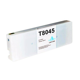 T8045 700ml Cian Claro Cartucho de Tinta de Pigmento Compatible Con Plotter Epson SC-P6000, 7000, 8000, 9000