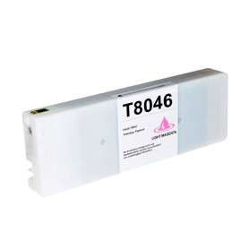 T8046 700ml Light Magenta Pigment Ink Cartridge Compatible With Plotter Epson SC-P6000, 7000, 8000, 9000